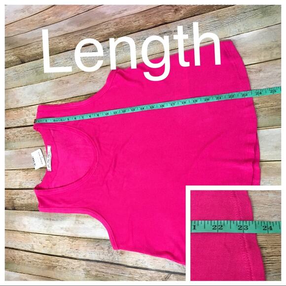 NWT Free People Take the Plunge Fuchsia Tank Top - Fuchsia - Small - Picture 4 of 12